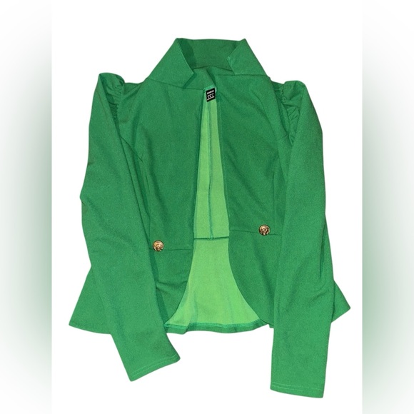 Shein SXY Elegant Green Women's Pantsuit 2pc Set - Picture 5 of 12